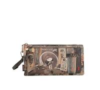 Anekke - Billetero de Mujer - Billetera de Polipiel con 2 Compartimentos y Cierre de Cremallera Shoen - Accesorios y Complementos de Mujer - Medidas 20x10x2 cm