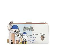Anekke - Billetero de Mujer - Cartera Grande para Mujer - Billetera de Polipiel con Cierre de Cremallera y de Lengüeta - Colección Mediterranean - Accesorios y Complementos de Mujer - 20 x 11 x 4 cm