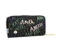 Anekke - Billetero de Mujer - Cartera Mediana - Billetera de Polipiel - Cierre de Cremallera y de Lengüeta - Colección Woods - Protección RFID - Accesorios y Complementos - 15x10x3 cm