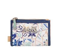 Anekke - Billetero de Mujer - Cartera Mediana para Mujer - Billetera de Polipiel con Cierre de Cremallera y de Lengüeta - Colección Mediterranean - Accesorios y Complementos de Mujer - 15 x 10 x 3 cm
