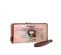 Anekke - Billetero de Mujer - Protección RFID - Billetero Grande de Polipiel para Mujer con Cierre de Solapa y Cremallera Menire - Accesorios y Complementos de Mujer - 18x10x3 cm