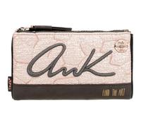 Anekke - Billetero de Mujer - Protección RFID y ANK - Billetera de Polipiel con Cierre de Cremallera y Lengüeta Shoen - Accesorios y Complementos de Mujer - Medidas 18x10x2 cm