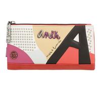 Anekke - Billetero Grande de Mujer - Billetera de Poliuretano con Compartimentos - Cierre de Cremallera y Lengüeta - Accesorios y Complementos de Mujer - Medidas 21x10x2 cm