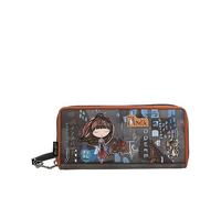 Anekke - Billetero Grande de Mujer - Protección RFID - Billetera de Polipiel con Cierre de Cremallera Contemporary - Accesorios y Complementos de Mujer - Medidas 20x10x2 cm