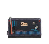 Anekke - Billetero Grande Flexible de Mujer - Protección RFID - Billetera de Polipiel con Cierre de Cremallera Contemporary - Accesorios y Complementos de Mujer - Medidas 18x10x3 cm