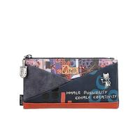 Anekke - Billetero Grande Flexible de Mujer - Protección RFID - Billetera de Polipiel con Cierre de Cremallera Contemporary - Accesorios y Complementos de Mujer - Medidas 20x10x2 cm
