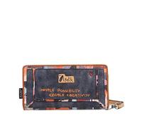 Anekke Billetero Grande - Protección RFID - Billetera de Polipiel con Cierre de Cremallera Contemporary - Accesorios y Complementos de Mujer - Medidas 19x10x2 cm