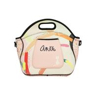 Anekke Bolsa de almuerzo de neopreno ALMA-SMART | Pequeña nevera para el almuerzo original para mujer con correa | 31 x 30 x 13,5 cm | Multicolor