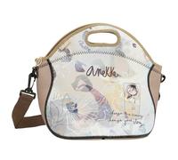 Anekke - Bolsa de almuerzo de neopreno para whispers | Pequeña caja de almuerzo para mujer original con bandolera | 31 x 30 x 13,5 cm | Multicolor