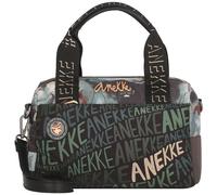 Anekke - Bolso Bowling Mujer - Bandolera Mediana Polipiel Mujer 2 Asas Cierre Cremallera - Cartera de Hombro Doble Asa - Colección Voice Nature Woods - Accesorios y Complementos Mujer - 28x20x13 cm