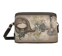 Anekke Real Bolsa de hombro 23 cm marrón