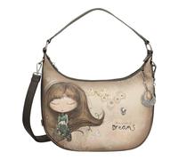 Anekke Bolso Bandolera de Mujer con Asa de Mano | Colección Real | Medidas 36x28x9 cm