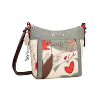 Anekke Bandolera Alma - Diseño Versátil y Elegante | Cierre Cremallera y Asa Ajustable | Medidas: 31x28x12 cm - Bolsos Modernos