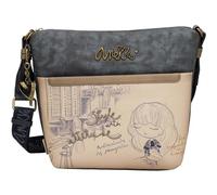 Anekke Bolso Bandolera grande con bolsillo frontal Studio