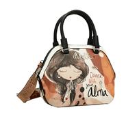 Anekke Bolso Bowling Grande - Gran Capacidad | Bandolera y Asas de Mano - Medidas: 32x22x11 cm - Accesorios y Complementos Mujer