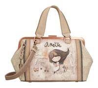 Anekke Bolso Bowling Memories - Práctico y Estilizado | Bolsillos Frontales y Asa Bandolera Extraíble | Medidas: 28x22x14 cm