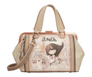 Anekke Bolso Bowling Memories - Práctico y Estilizado | Bolsillos Frontales y Asa Bandolera Extraíble | Medidas: 28x22x14 cm