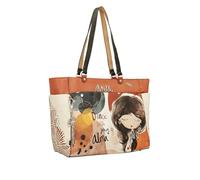 Anekke Bolso de Hombro Grande - Amplio y Versátil | Bolsillos Exteriores y Doble Asa - Medidas: 41x33x15 cm - Accesorios y Complementos Mujer