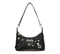 Anekke Bolso De Hombro Negro Crust - Mediano | Para Mujer | De Hombro | Bandolera - Medidas: 28/20/5 Cm - Accesorios Y Complementos Mujer