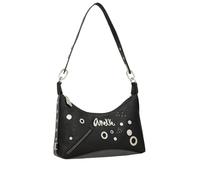 Anekke Bolso De Hombro Negro Crust - Mediano | Para Mujer | De Hombro | Bandolera - Medidas: 28/20/5 Cm - Accesorios Y Complementos Mujer