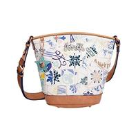 Anekke - Bolso de Mujer - Bandolera Grande - Bolsa de Hombro de Polipiel con 1 Asa - Cierre de Cremallera - Colección Mediterranean - Accesorios y Complementos Mujer - 32 x 26 x 13 cm