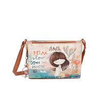 Anekke - Bolso de Mujer - Bandolera Grande - Bolsa Hombro Polipiel con Asa y Cierre Cremallera - Colección Mediterranean - Accesorios y Complementos Mujer - 26x17x9 cm