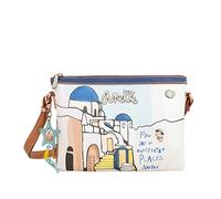 Anekke - Bolso de Mujer - Bandolera Mediana - Bolsa de Hombro de Polipiel con 1 Asa - Doble Compartimento - Colección Mediterranean - Accesorios y Complementos Mujer - 28 x 21 x 4 cm