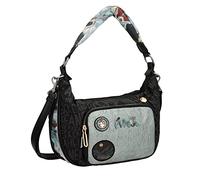 Anekke - Bolso de Mujer - Hobo Grande - Bandolera de Polipiel con 2 Asas y Cierre de Cremallera - Bolso de Mano - Colección Woods - Accesorios y Complementos de Mujer - Medidas 32 x 26 x 7 cm
