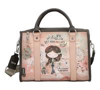 Anekke - Bolso Mujer - Bolso Bowling de Polipiel para Mujer con Correa Ajustable, 2 Asas de Mano y Cierres de Cremallera- Accesorios y Complementos Mujer - Medidas 30x21x15 cm