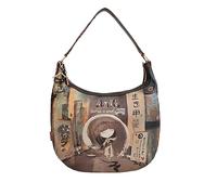 Anekke - Bolso Ovalado de Mujer - Bolso Grande de Polipiel con Asa de Hombro y Cierre de Cremallera Shoen - Accesorios y Complementos Mujer - Medidas 36x36x11 cm