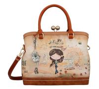 Anekke - Bolso para Mujer - Bolso de Poliester para Mujer con 2 Asas, Bandolera y Cierre Boquilla - Accesorios y Complementos Mujer - Medidas 31x28x15 cm
