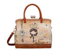 Anekke - Bolso para Mujer - Bolso de Poliester para Mujer con 2 Asas, Bandolera y Cierre Boquilla - Accesorios y Complementos Mujer - Medidas 31x28x15 cm