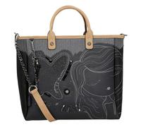 Anekke - Bolso Shopper de Mujer - Bolso de Mano Poliester con 2 Asas y Bandolera - Cierre de Cremallera - Accesorios y Complementos de Mujer - Medidas 32x28x13 cm