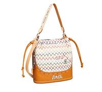 Anekke - Bolso Tipo Bombonera - Bolsa de Polipiel para Mujer con 1 Asa y Cierre de Cremallera Menire - Accesorios y Complementos Mujer - 27x28x11 cm
