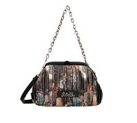 Anekke - Bolso Tipo Bombonera de Mujer - Bolsa de Polipiel para Mujer con Asa de Hombro y Bandolera Shoen - Accesorios y Complementos Mujer - Medidas 31x19x10 cm