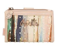 Anekke - Cartera flexible estudio | pequeña cartera para tarjetas y monedas, 15 x 10 x 3 cm, color beige, beige, 15 x 10 x 3 cm