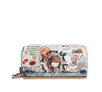 Anekke - Billetero de Mujer - Cartera Grande para Mujer - Billetera de Polipiel con Cierre de Cremallera - Colección Fun & Music - Accesorios y Complementos de Mujer - 20 x 10 x 2 cm