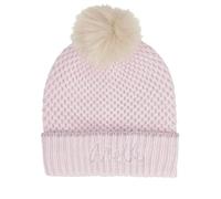 Anekke Gorro de Punto con pompón Rosa