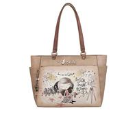 Anekke - Bolso para Mujer - Bolso Shopper de Poliester para Mujer con 2 Asas de Hombro y Cierre Cremallera - Accesorios y Complementos Mujer - Medidas 41x26x15 cm