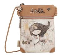 Anekke Mini Bandolera Memories - Compacta y Funcional con Estampado Original | Asa de Cordón de Algodón | Medidas: 14x19x3 cm