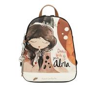 Anekke Mochila 3 Compartimentos Alma - Estilo Práctico | Interior Forrado y Asas Ajustables - Medidas: 24x30x12 cm - Accesorios y Complementos Mujer