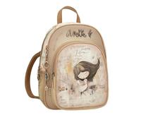 Anekke Mochila con Bolsillo Frontal Memories - Diseño Funcional y Asas Ajustables | Estilo Gran Capacidad | Medidas: 24x30x7 cm