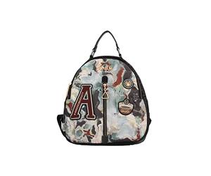 Anekke - Mochila de Mujer - Bolso Grande - Bolsa de Viaje de Polipiel con 2 Asas 3 Bolsillos - Bolso de Mano Doble Asa - Colección Voice Nature Woods - Accesorios y Complementos Mujer - 28x34x12 cm
