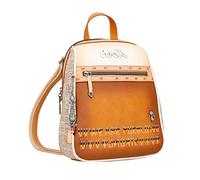 Anekke - Mochila de Mujer - Mochila de Paseo Fabricada de Polipiel con Doble Asa y Bolsillos - Colección Menire - Accesorios y Complementos Mujer - 25x31x9 cm