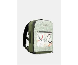 Anekke mochila de viaje Verde con patrón