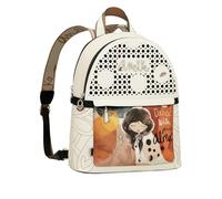 Anekke Mochila Doble Compartimento Alma - Diseño Organizado | Interior Forrado y Bolsillos Exteriores - Medidas: 26x30x9 cm - Accesorios y Complementos Mujer