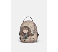 Anekke Mochila Real City Braun mit Muster