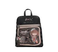 Anekke Mochila triple compartimento Colección Mademoiselle | Cierre con Cremallera | Medidas 28x31x11cm