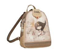 Anekke Mochila Triple Compartimento Memories - Diseño Práctico y Moderno | Asas Ajustables y Bolsillo Trasero | Medidas: 24x30x12 cm