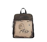 Anekke Mochila Triple Compartimento Nature Koko para Mujer | Mochila Mediana | Cierre con Cremallera | Medidas 28x31x11 cm